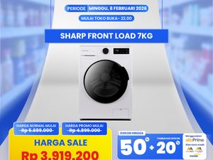 Transmart Pangkas Harga Mesin Cuci Front Load, Hemat Jutaan Rupiah