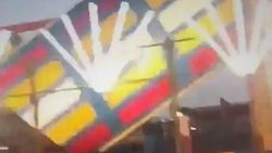 Video Detik-detik Wahana di India Ambruk Tewaskan Polisi