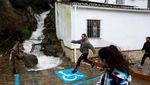 Badai Marta Picu Banjir di Ubrique Spanyol