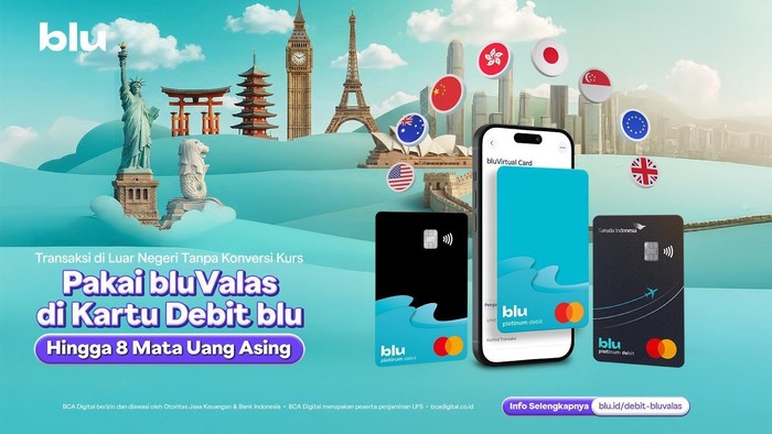 Lewat bluValas, Kartu Debit blu Hadirkan Solusi Kemudahan Transaksi di LN