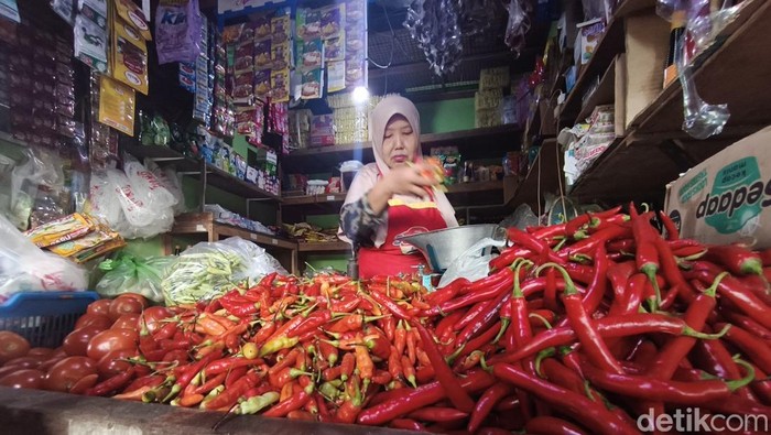 Caba di Pasar Baru Porong.