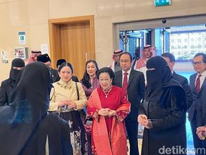 Didampingi Prananda-Puan, Megawati Bincang Bareng Mahasiswi WNI di PNU Riyadh