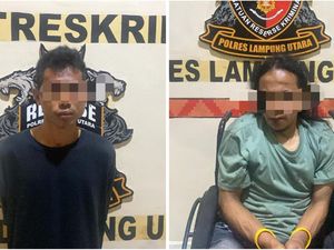 Dua Begal di Lampung Utara Ditangkap, Satu Pelaku Ditembak