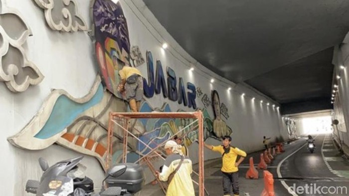 Mural Ridwan Kamil di Underpass Depok Dicopot, Ganti Ikon Baru