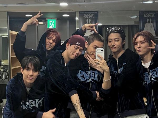 Komplet! MONSTA X Full Member Antar I.M Wamil