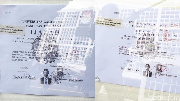 Ini Wujud Salinan Ijazah Jokowi Telegalisir dari KPU