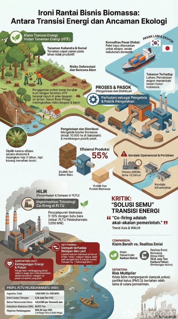 Hutan dan Laut dalam Rantai Biomassa, Siapa yang Diuntungkan?