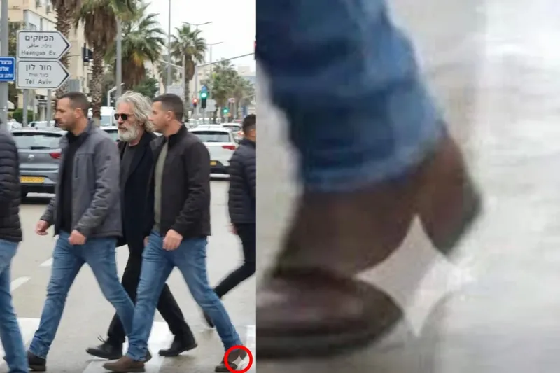 Foto Jeffrey Epstein berjalan-jalan di Tel Aviv hasil buatan Gemini.