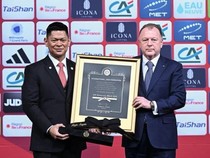 Judo Internasional Beri Penghargaan ke Ketum KOI