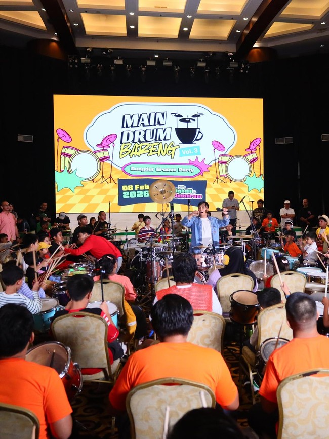 Main Drum Bareng Vol.3 dengan Tema Dangdut Groove Party