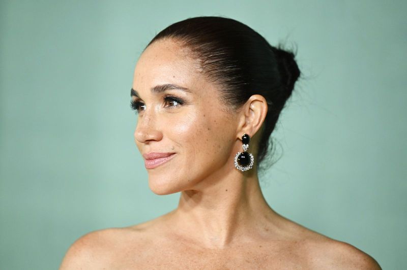 Meghan, Duchess of Sussex at the 2026 Fifteen Percent Pledge Fundraising Gala held at Paramount Studios on February 07, 2026 in Los Angeles, California. (Photo by Gilbert Flores/Variety via Getty Images)