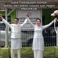 Viral Dokter dan Doktor Lulusan Luar Negeri Pilih Nikah Sederhana di KUA