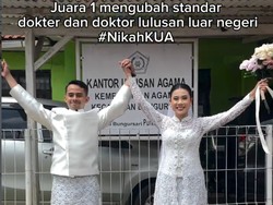 Viral Dokter dan Doktor Lulusan Luar Negeri Pilih Nikah Sederhana di KUA