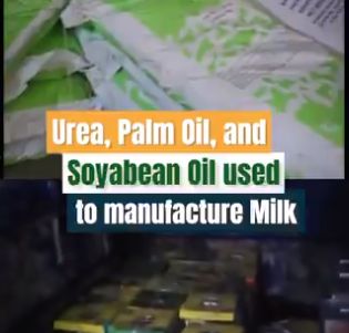 Pabrik Susu Palsu Digerebek, Ada Penggunaan Deterjen hingga Pupuk!