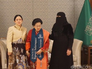 Megawati Kenalkan Puan Ketua DPR di Riyadh: Perempuan Harus Bisa Segalanya