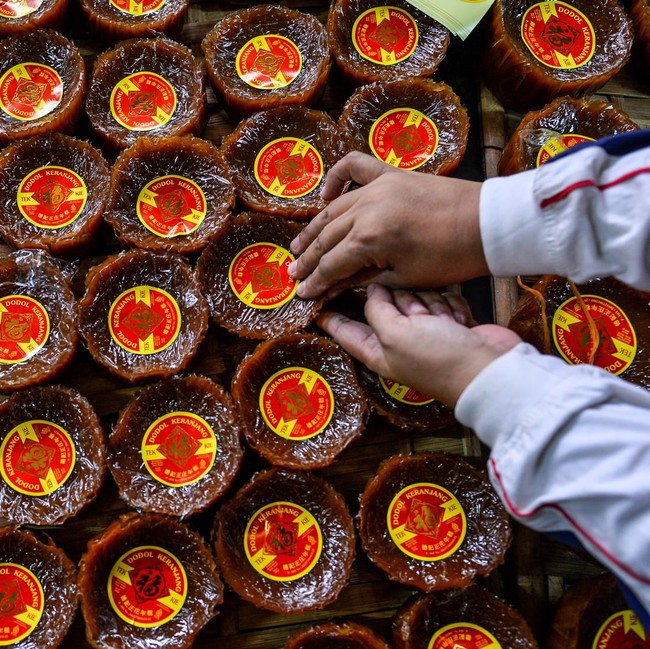 Produksi Dodol Keranjang Meningkat Jelang Imlek