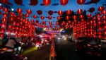 Ribuan Lampion Hiasi Pasar Gede Solo Sambut Imlek 2026