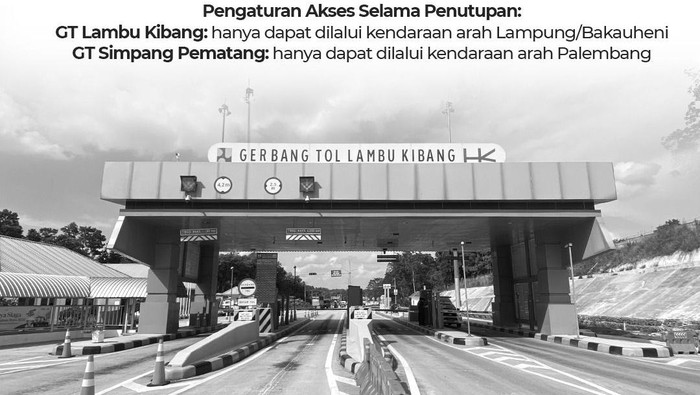 Ruas Tol Terpeka ditutup sementara.