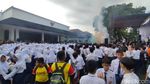 Tumpah Ruah, Suporter Rayakan PSGC Ciamis Kembali ke Liga 2