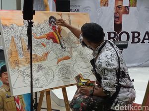 Menilik Dunia Tuli dalam Goresan Kanvas Agung Fadilah