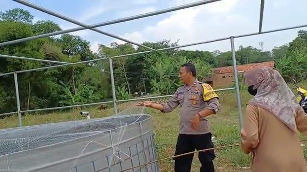 Aiptu Suwendi bina warga untuk ketahanan pangan di Cirebon