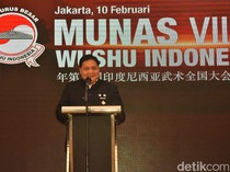 Airlangga Kembali Jadi Ketum PB Wushu Indonesia