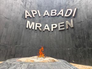 Menyala! Api Abadi Itu Telah Kembali Setelah Sebulan Mati