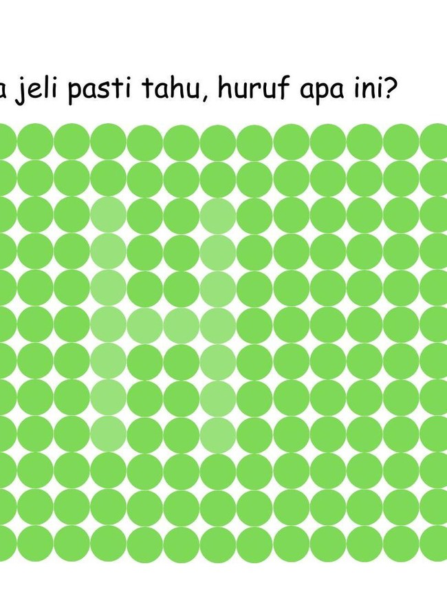 Yang Ngaku Punya Mata Jeli Merapat! Coba Tebak Huruf Tersembunyi di Gambar Ini