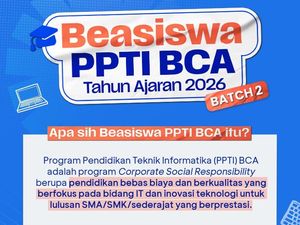 Reminder, Pendaftaran Beasiswa PPTI BCA 2026 Batch 2 Ditutup 31 Maret!