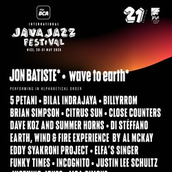 Line Up Fase Pertama Java Jazz, wave to earth Jadi Special Show