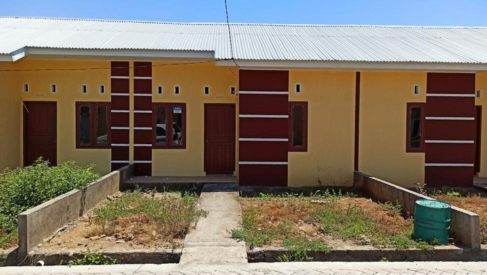 Kumpulan rumah subsidi di Kota Makassar.