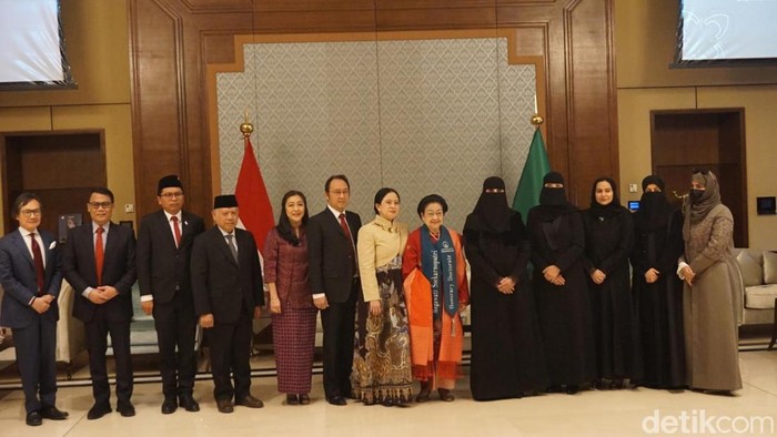 Megawati Soekarnoputri di Riyadh Ketua Umum DPP PDIP Megawati Soekarnoputri