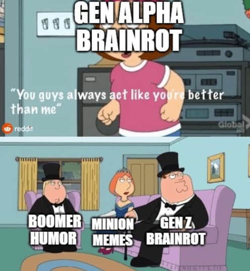 Milenial, Gen Z, dan Gen Alpha sering banget saling ledek. Meme kocak perang antar generasi ini bisa menggambarkannya.