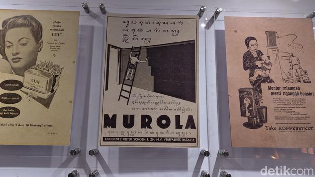 Pameran iklan jadul Pameran iklan media cetak salah satunya Majalah Kejawan yang mengiklankan Cat Murola tahun 1937 di Monumen Pers, Selasa (10/2/2026).