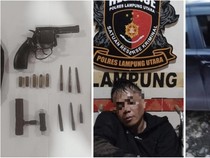 Baku Tembak Polisi Vs Pencuri Motor di Lampung, Satu Pelaku Dilumpuhkan