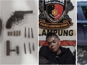 Baku Tembak Polisi Vs Pencuri Motor di Lampung, Satu Pelaku Dilumpuhkan