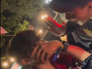Maling Helm Terjebak Bubaran Konser di Kota Malang Diduga Mahasiswa Sini
