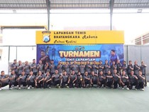 Polres Kediri Gelar Turnamen Tenis Kapolres Cup 2026