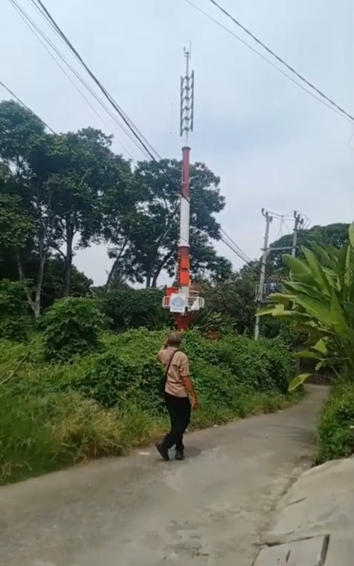 Alat pendeteksi tsunami di Pantai Kedungu, Desa Belalang, Kecamatan Kediri, Tabanan. (Dok. BPBD Tabanan)