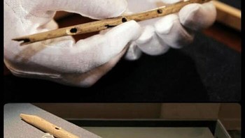 Seruling Prasejarah dari Jerman, sekitar 40.000 SM: Ini adalah salah satu alat musik tertua yang pernah ditemukan, dan diukir dari tulang sayap burung pemakan bangkai griffon. Foto: Boredpanda