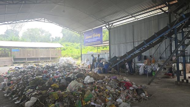 BLK pengelolaan sampah di Nusakambangan (Audrey/detikcom)