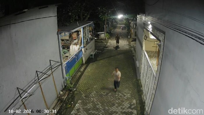 CCTV Pembacokan pelajar di Pasuruan