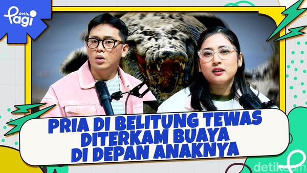 Video: Pria di Belitung Tewas Diterkam Buaya di Depan Anaknya