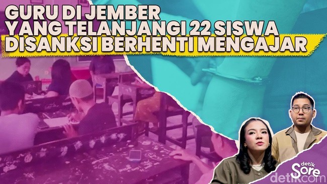 Video: Guru di Jember Telanjangi 22 Siswa Gegara Uang 75 Ribu