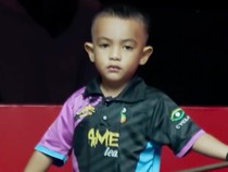 Pebiliar Cilik Sulteng Fajar Alamri Gabung Klub Carabao Billiards Indonesia