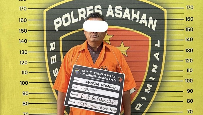 Pria paruh baya di Asahan Cabuli Sejumlah Bocah SD (dok. Satres Polres Asahan)