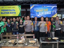 Polres Blitar Kota Gandeng Ojol Jadi Pelopor Keselamatan Lalu Lintas
