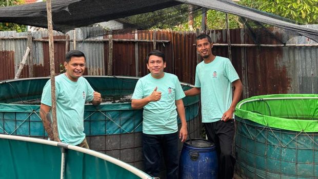 Kelompok Usaha Rumahan Bioflok membudidayakan ikan lele dan nila di pemukiman padat Kota Pontianak. (Istimewa) Kelompok Usaha Rumahan Bioflok membudidayakan ikan lele dan nila di pemukiman padat Kota Pontianak. (Istimewa)