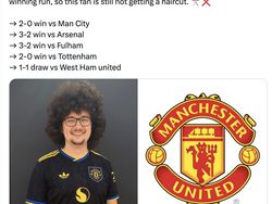 Meme Kocak Fans Gondrong Gagal Cukur Gegara MU Imbang