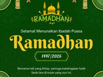 33+ Poster Ramadan 2026: Gratis, Desain Unik, dan Contoh Ucapannya
